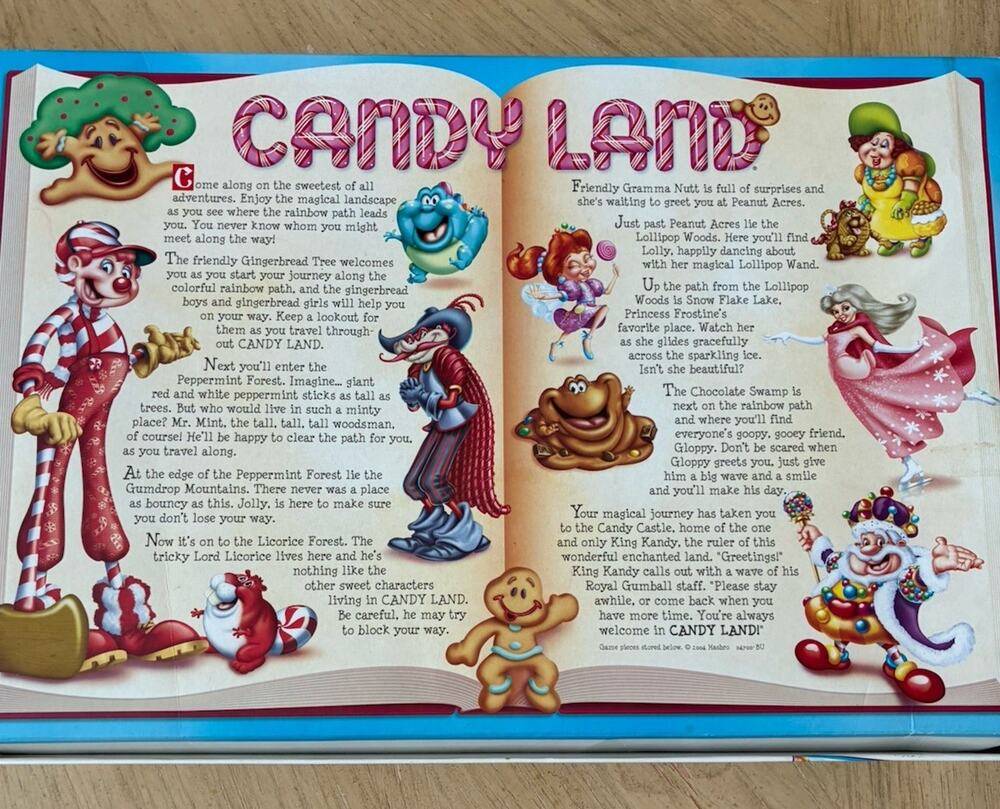 Candy Land COMPLETE Milton Bradley 2005 Kids Children's Classic Board Game